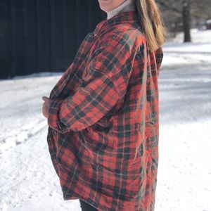 Oversized Ralph Lauren flannel